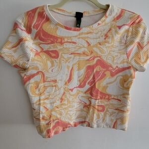 Colorful Swirl Kid's Top Size XXL